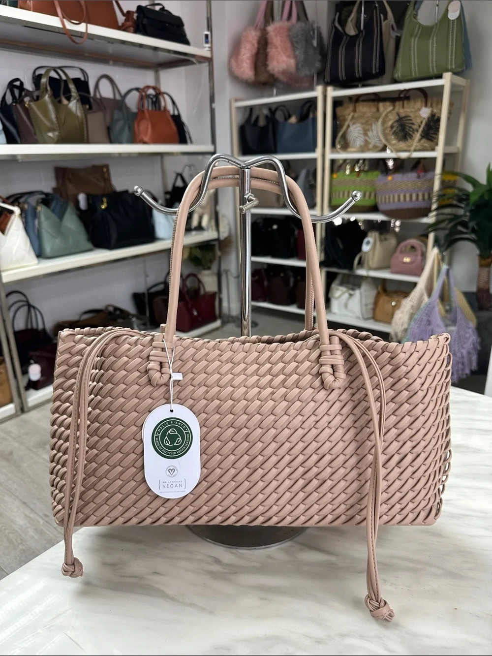 Women's Tan Hobo Bag - Soft Pebbled Leather